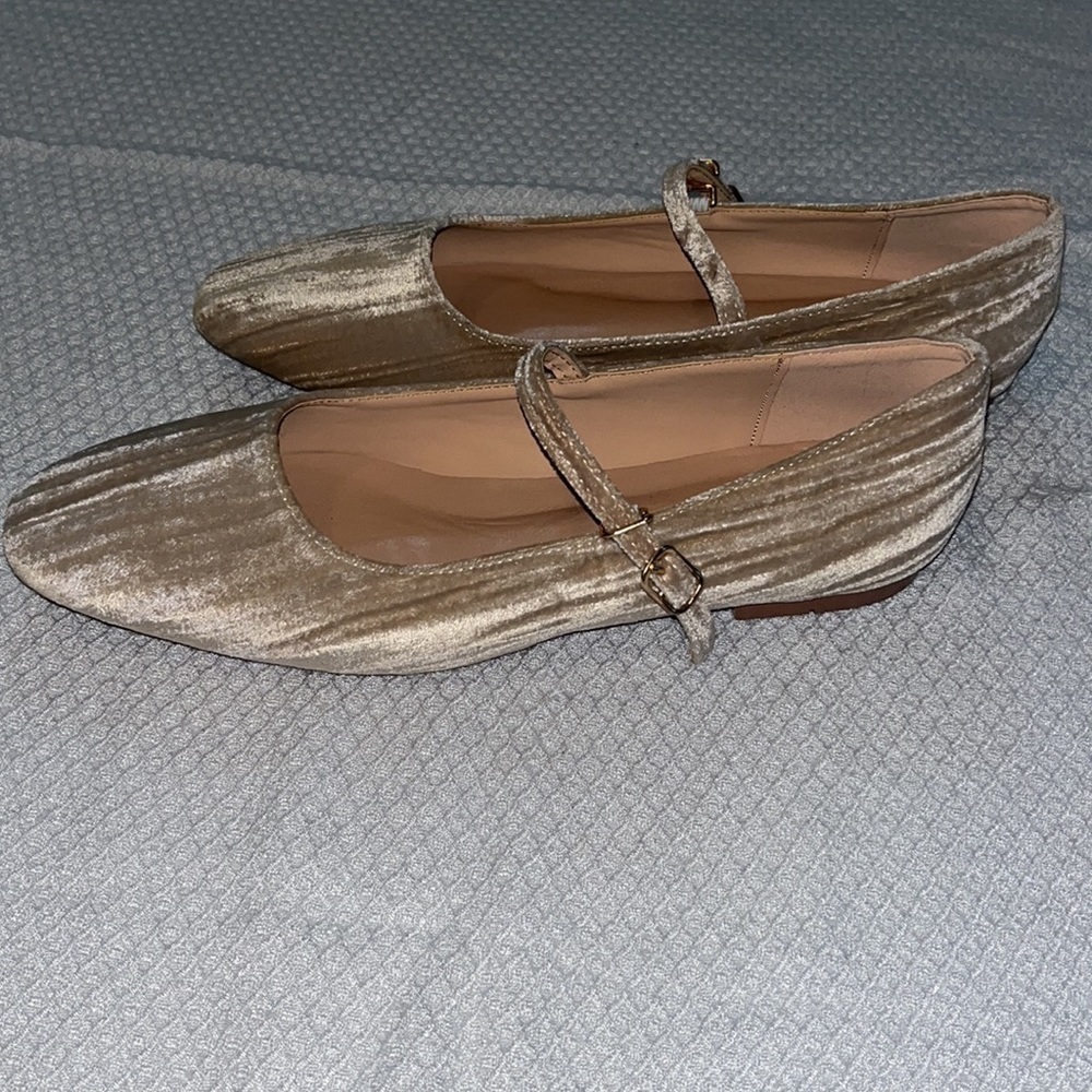 TSKO COSKI Womens Velvet Mary Jane Ballet Flat Size 38 US Size 7.5 - Picture 6 of 12